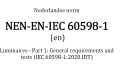 TS EN IEC 60598-1 Standardı Test Maddeleri